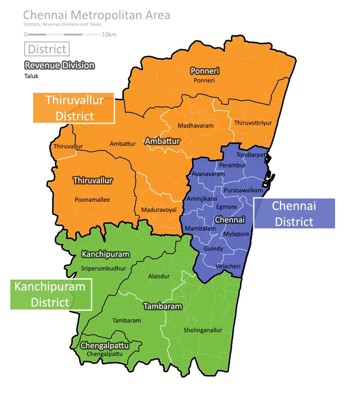 asukoht kaardil Chennai
