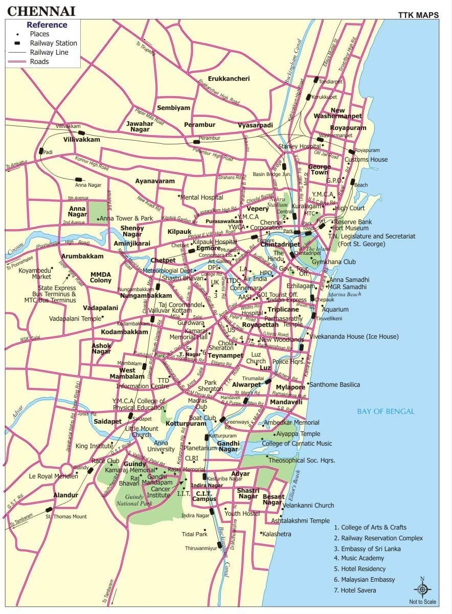 tee kaart Chennai