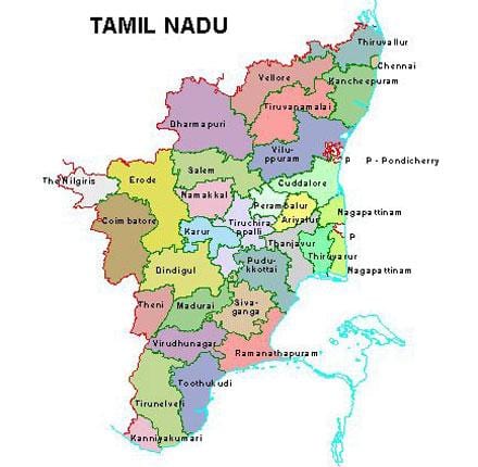 kaart Chennai Tamil Nadu