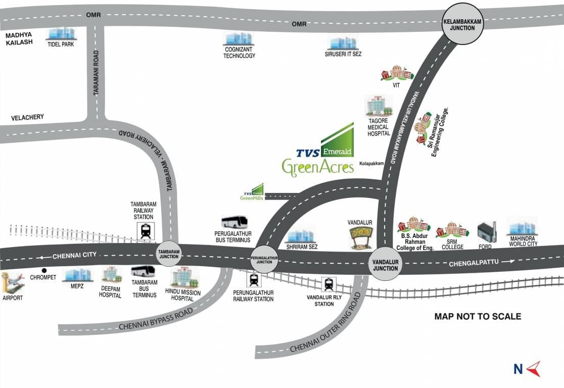 kaart Chennai Perungalathur