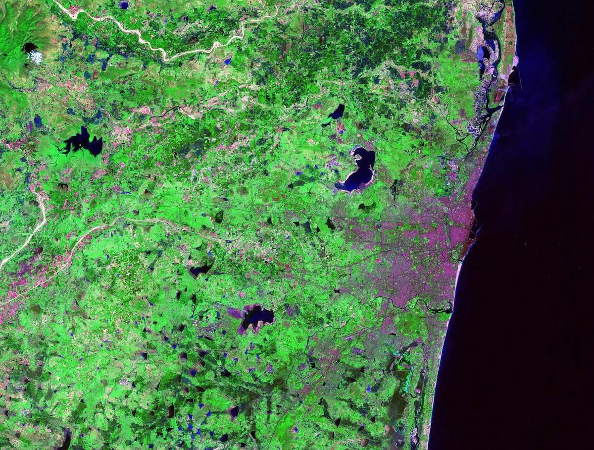 satelliit-kaart Chennai