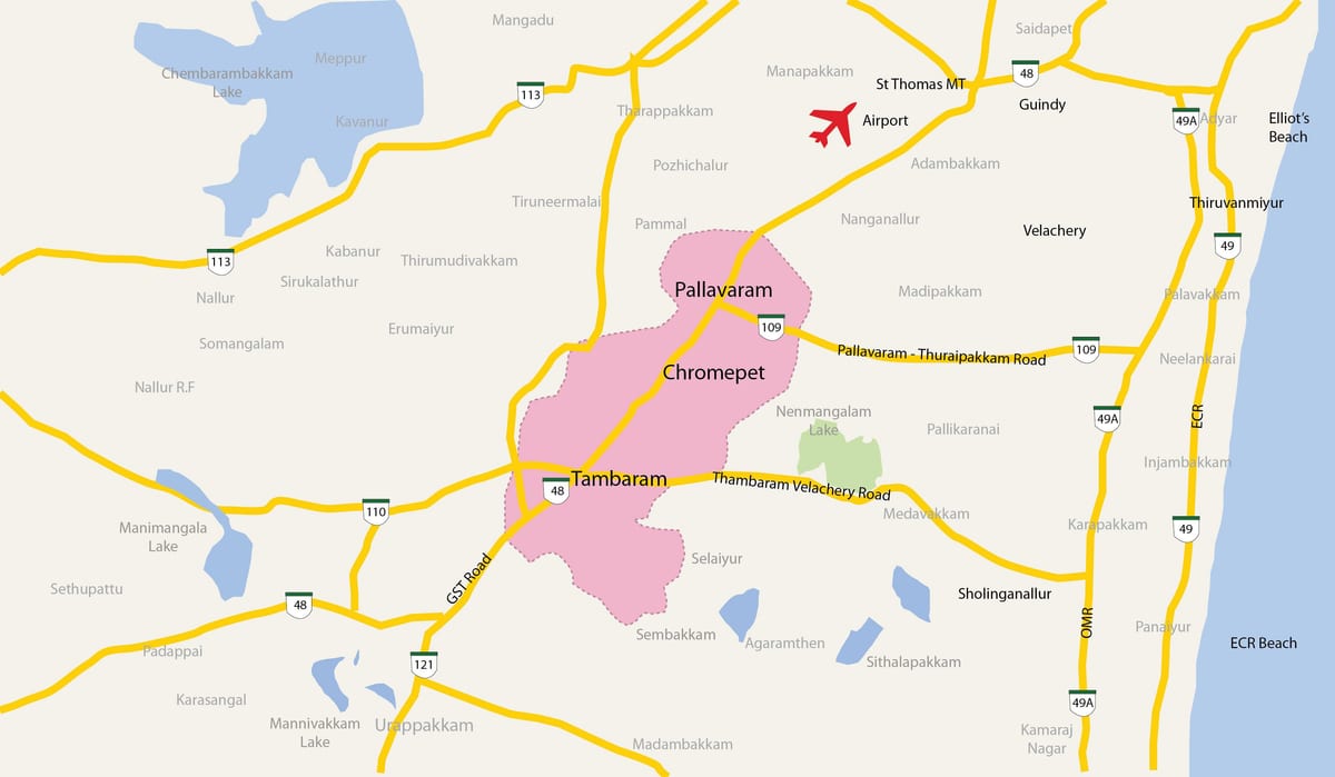 kaart Tambaram Chennai
